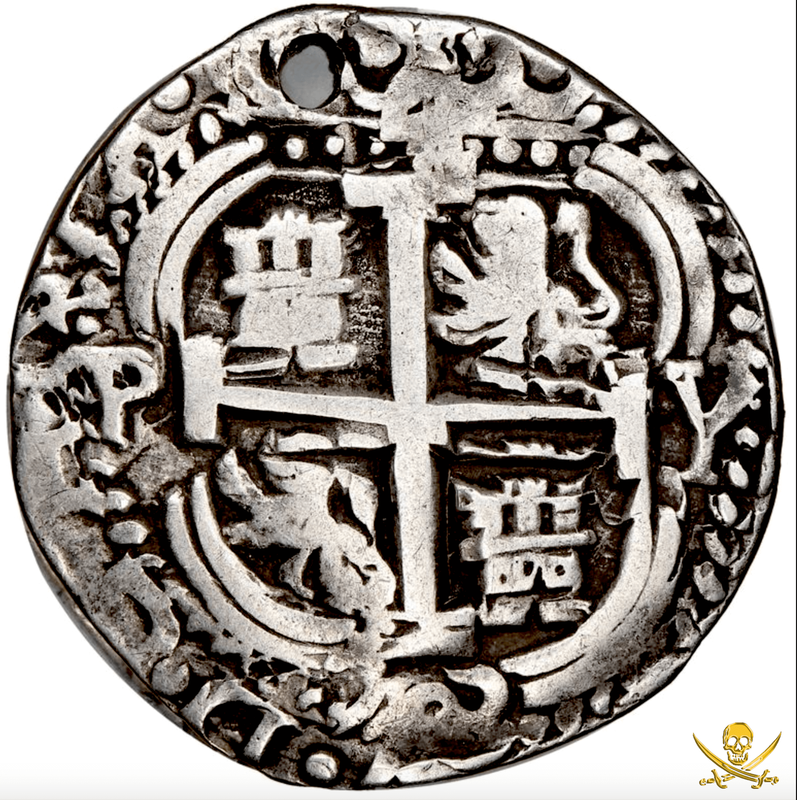 Bolivia 4 Reales 1703 "ROYAL! Double Dated!" Great Pendant Piece! 4