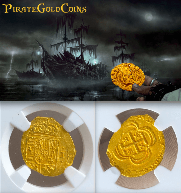 Mexico 1 Escudo 1712-13 "1715 Fleet Shipwreck" NGC 63 2