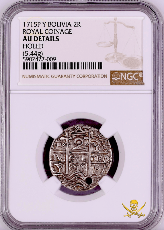 Bolivia 2 Reales 1715 "Dated- Royal" Pendant 3