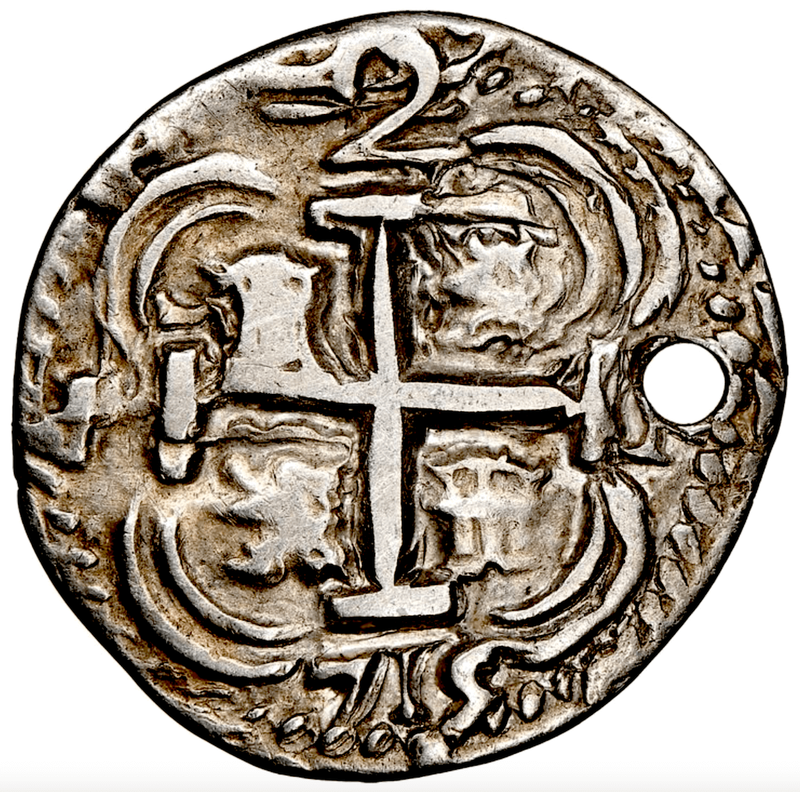 Bolivia 2 Reales 1715 "Dated- Royal" Pendant 6