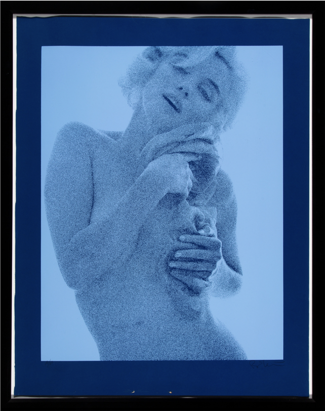 Authentic Bert Stern Serigraph of Marilyn Monroe from 1970 SIGNED!