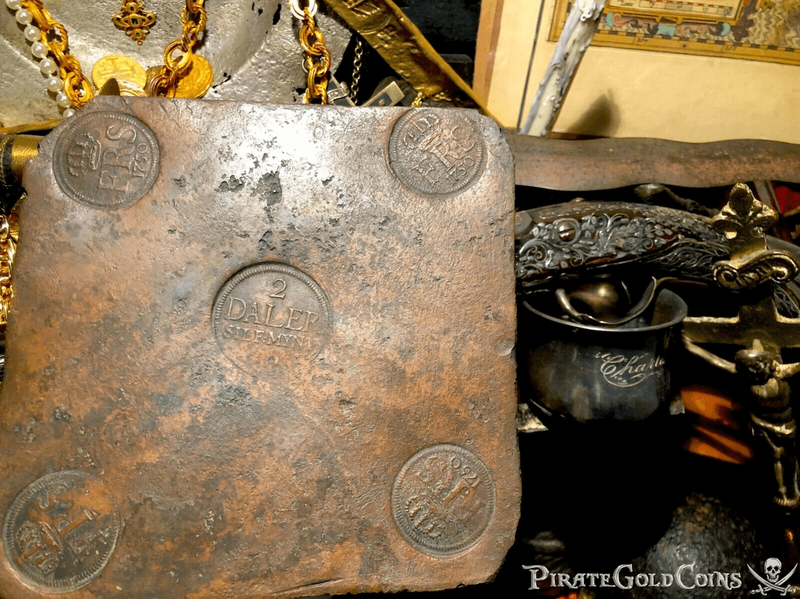 Money Plate Dated 1750 from Nicobar Shipwreck 1783 4