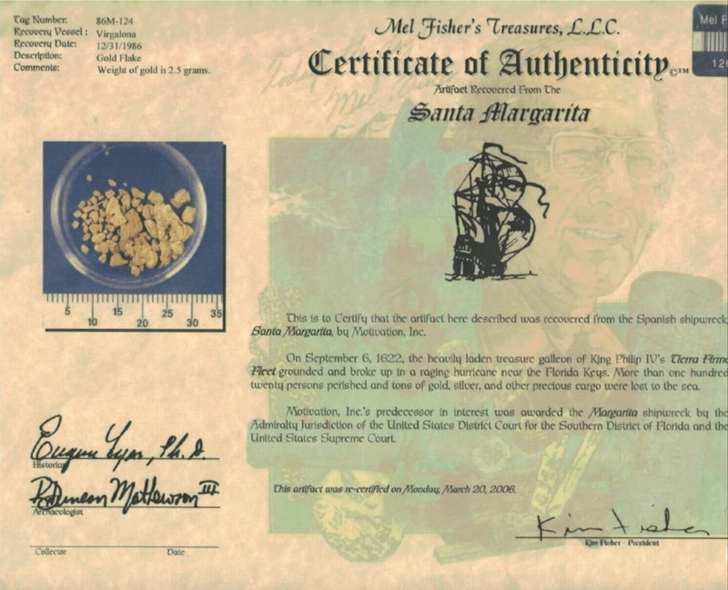 Gold Nuggets from the Santa Margarita 1622 Shipwreck 3