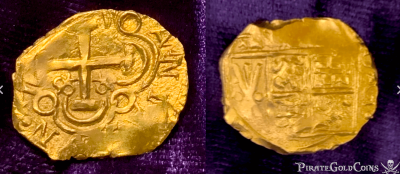 Colombia 2 Escudos 1667-93 "1715 Fleet Shipwreck" Cannon Find (2010!) 9