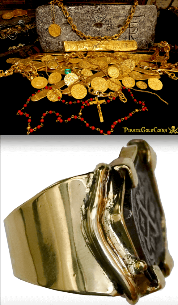 Mexico 1 Real "La Mesta Shipwreck" Ring w/ COA 2