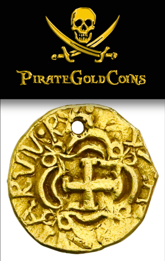 Colombia 2 Escudos 1747 with Hole for Pendant! 2