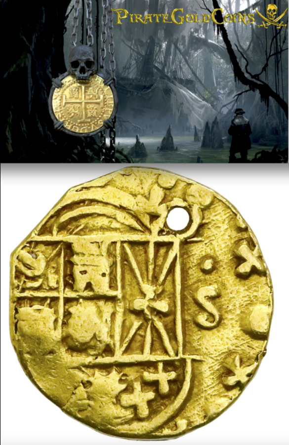 Colombia 2 Escudos 1747 with Hole for Pendant! 3