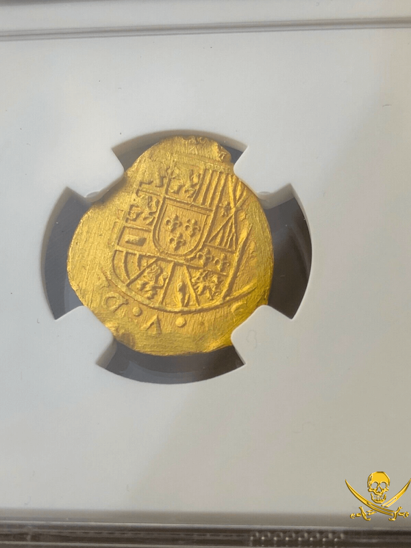 Mexico 2 Escudos 1714-31 "1715 Fleet Shipwreck" NGC 64 4