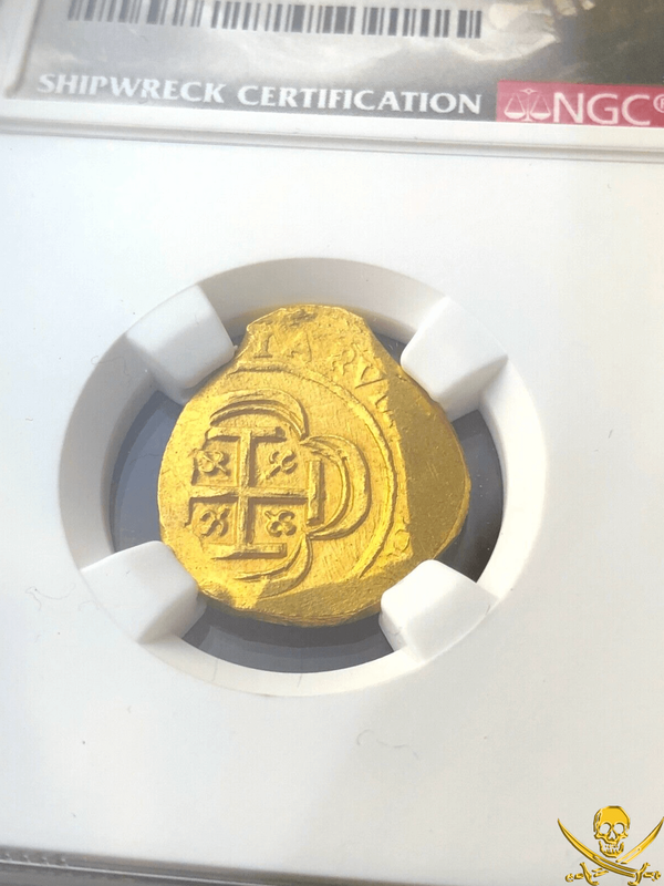 Mexico 2 Escudos 1714-31 "1715 Fleet Shipwreck" NGC 64 5