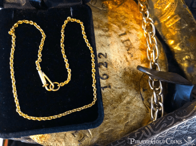 Atocha/ Santa Margarita Gold Chain 183 Links 25cm 1622 Shipwreck Treasure 22