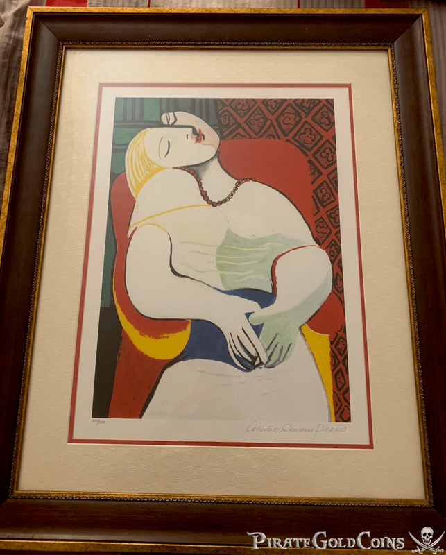 Pablo Picasso "The Dream or Le Reve" 322/500 Limited Print 6