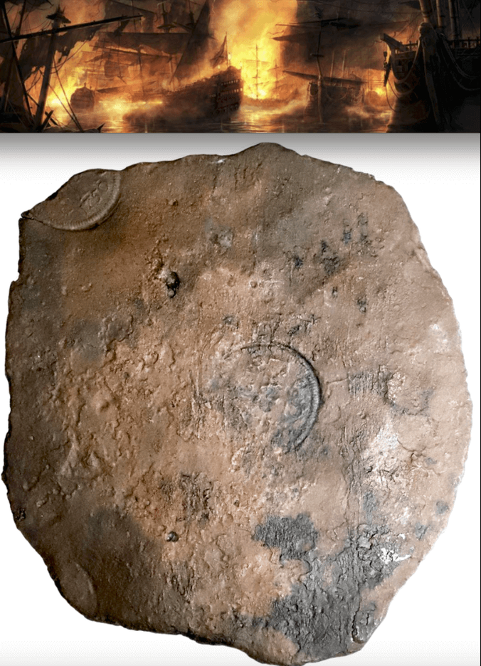 Shipwreck Ingot Nicobar Fleet Shipwreck 1750 (Dated!)