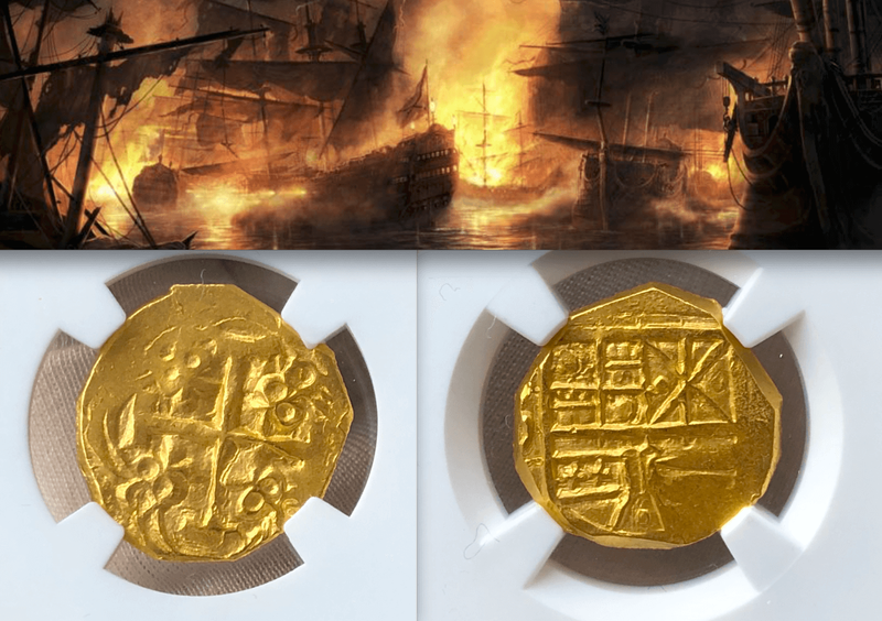 Colombia 2 Escudos "300th Ann. Find of 1715 Fleet Shipwreck"  NGC 63 5