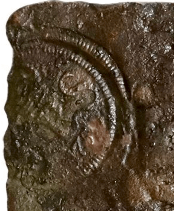 Nicobar Shipwreck Money Plate Dated 1750 3