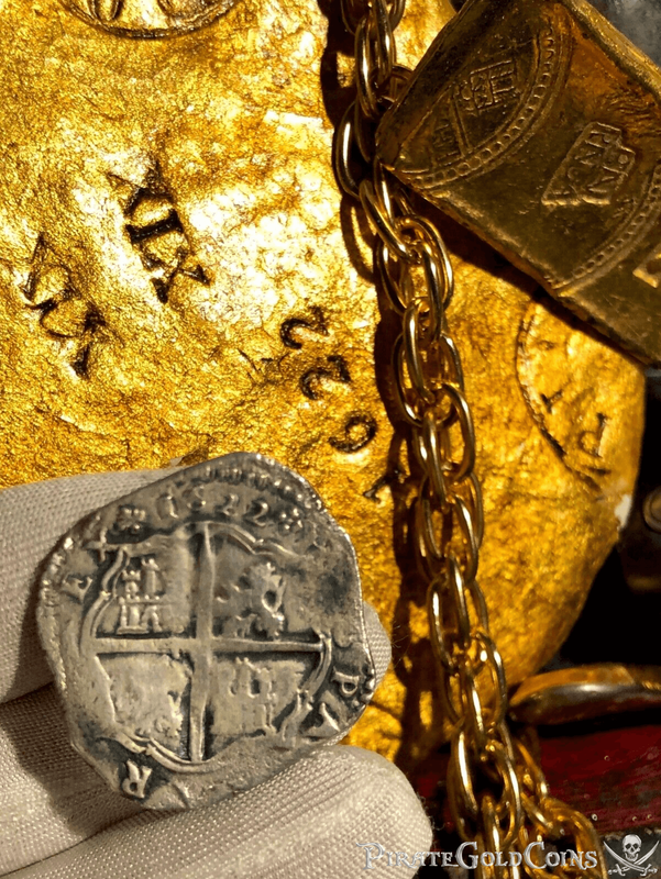 Spain 4 Reales "Fully Dated 1622 Year of the Atocha" RAW