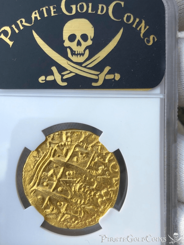 Peru 8 Escudos 1748 "La Luz Shipwreck" NGC 63 7