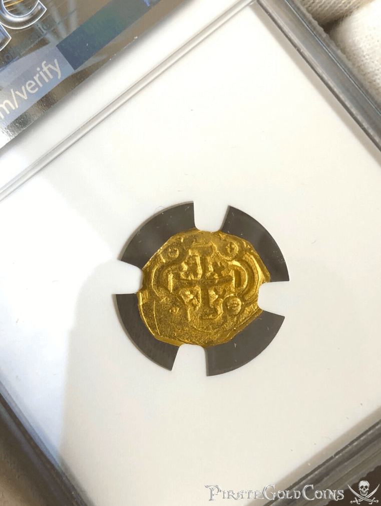 Colombia 1 Escudo 1708-14 "1715 Fleet Shipwreck" NGC 55 3