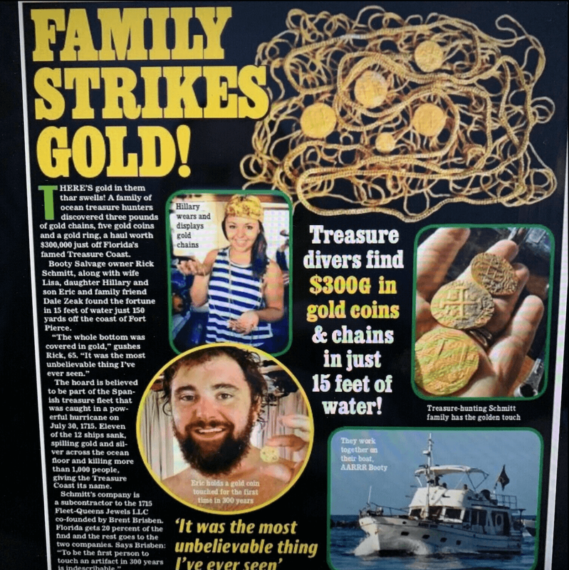 Mexico 1 Escudo 1714 "Fleet Shipwreck - Douglas Beach Find" NGC 61 8