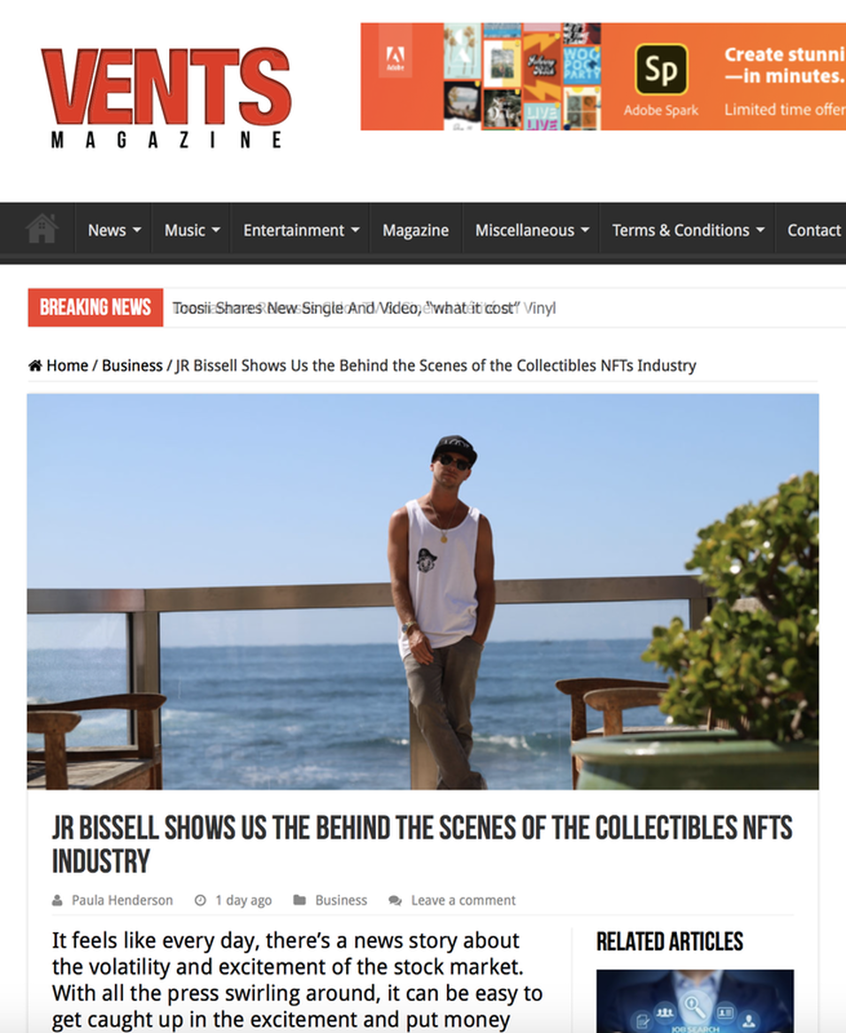 Vents Magazine: Interview with JR Bissell - Page 1