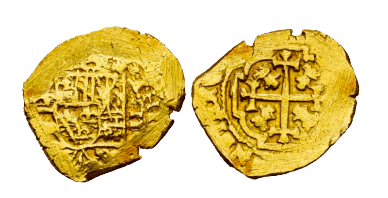 Mexico 2 Escudos 1711-13 from "1715 Plate Fleet Shipwreck" RAW 3
