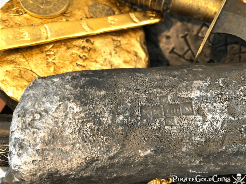 Tumbaga Silver Bar Tarascan 1526 Shipwreck 3.66 lbs 2