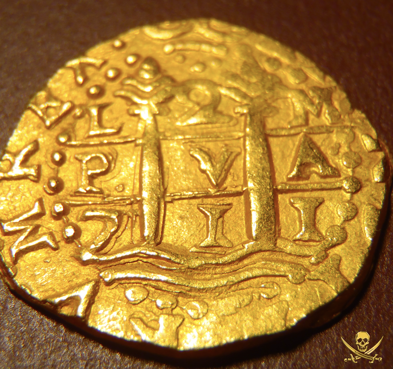 Peru 2 Escudos 1711 "From the 1715 Fleet Shipwreck" NGC 66