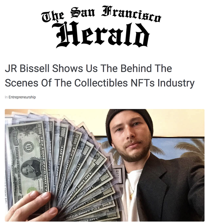 San Francisco Herald - NFT Backed by Treasure