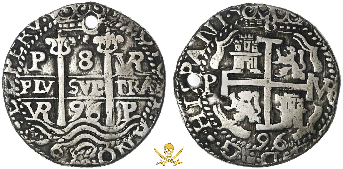 Bolivia 8 Reales 1696 "Royal Coinage ~ Finest & Only 1!" NGC VF 12