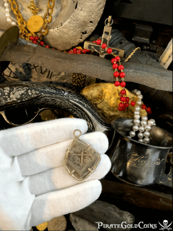 Mexico No Date 4 Reales "1715 Fleet Shipwreck" Hand Signed Mel Fisher COA 5