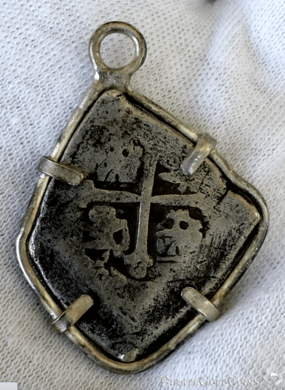 Mexico No Date 4 Reales "1715 Fleet Shipwreck" Hand Signed Mel Fisher COA 6