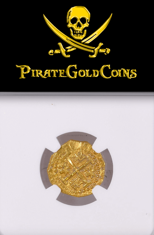 Peru 2 Escudos 1698 "1715 Plate Fleet Shipwreck" NGC 62 4