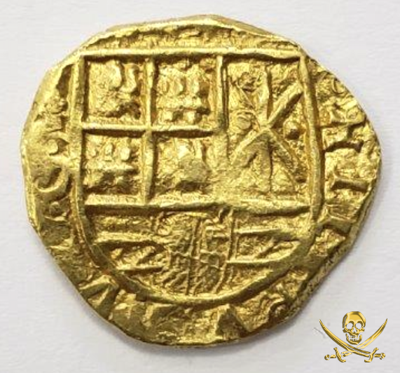 Unique! Colombia 2 Escudos 1701/1699 "From 1715 Fleet Shipwreck!" NGC 62 4