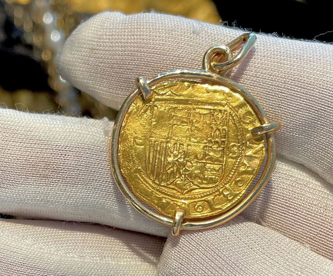 Spanish Gold Shipwreck Coin Jewelry 10