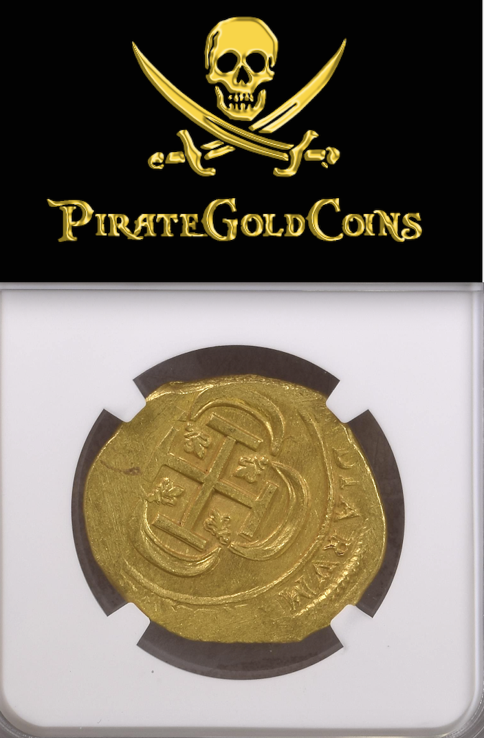 Rare Date over GRAT! Mexico 8 Escudos 1714 "1715 Plate Fleet Shipwreck" NGC 64 8