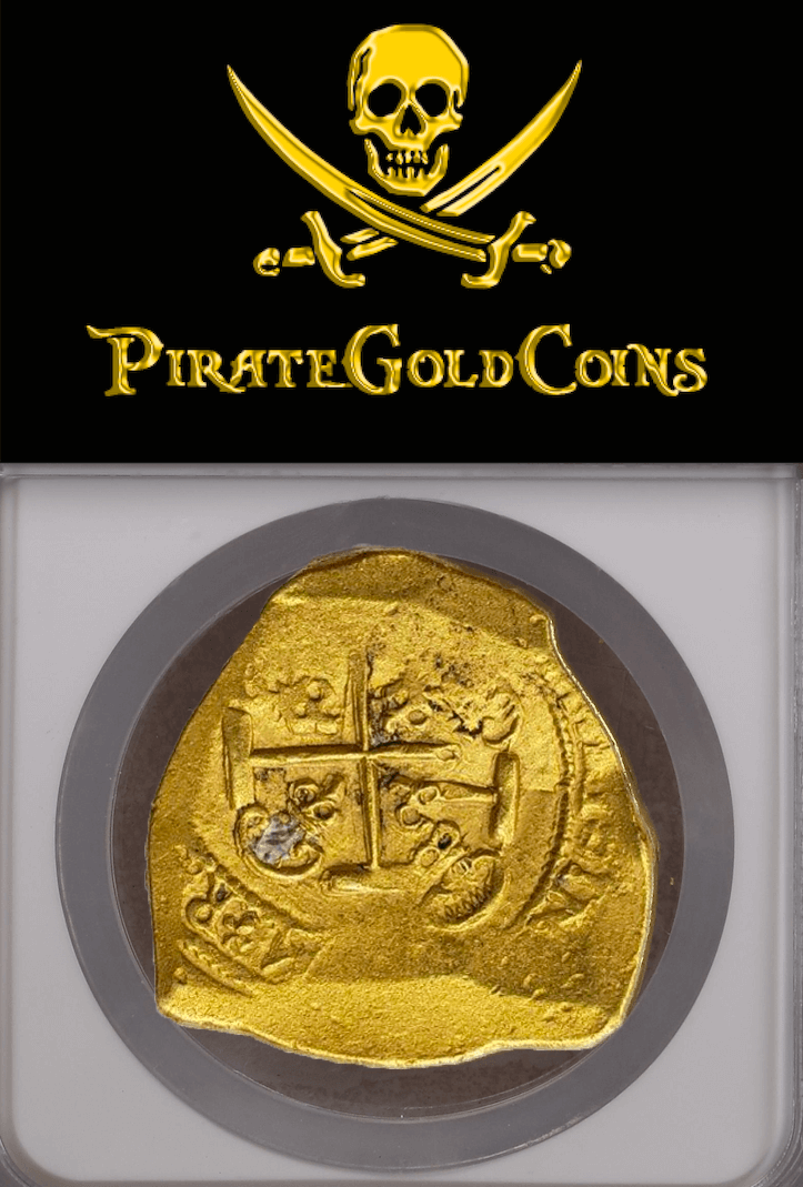 Mexico 8 Escudos 1711 "from 1715 Fleet Shipwreck" NGC 55 8