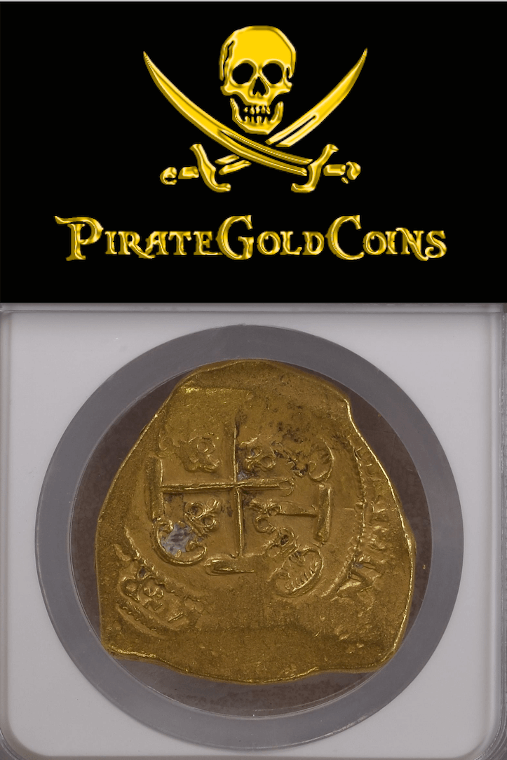 Mexico 8 Escudos 1711 "from 1715 Fleet Shipwreck" NGC 55 9
