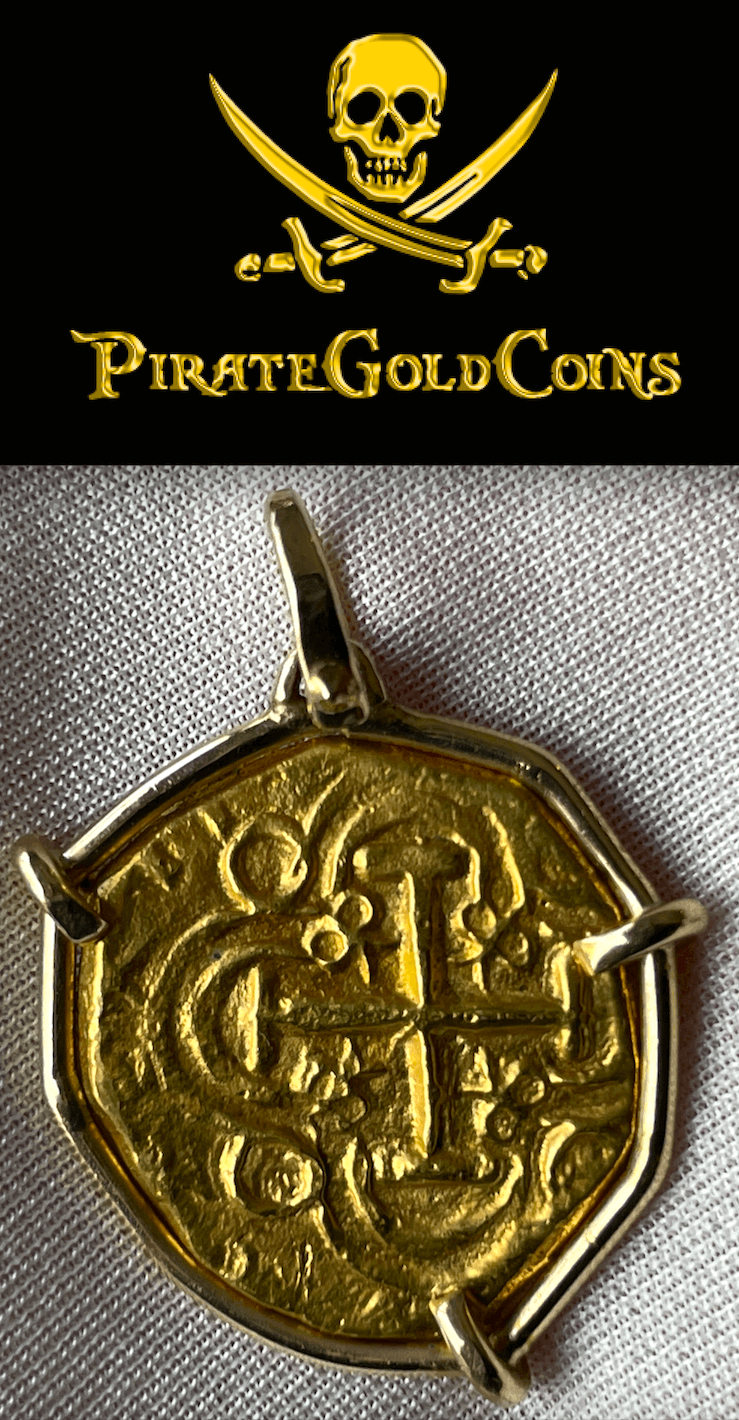 Colombia 2 Escudos 1714 "From the 1715 Fleet Shipwreck" Pendant 12