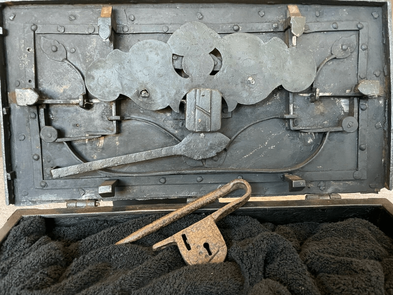 Nuremberg Treasure Chest 1600's Steel Armada Box 6