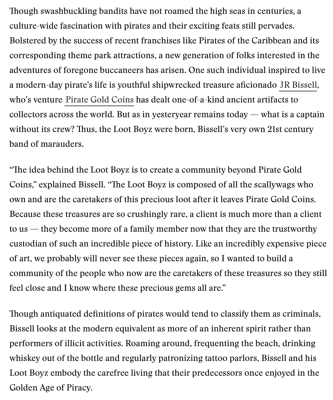 The Village Voice: Interview with JR Bissell - Page 1