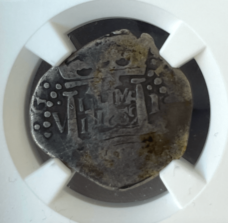 Peru 1 Real 1659 "Star of Lima- Finest Known" NGC 12 2
