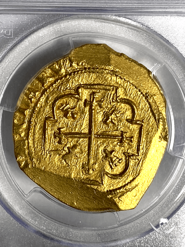 Mexico 8 Escudos 1713 "1715 Fleet Shipwreck" PCGS 64