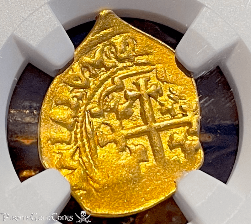 Mexico 1 Escudo 1711-13 "1715 Fleet Shipwreck" NGC 55 12