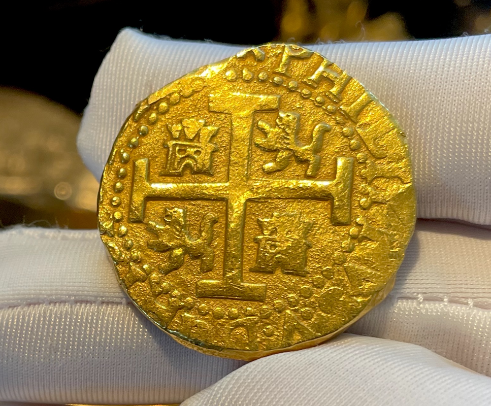 Peru 8 Escudos 1711 "1715 Fleet Shipwreck" RAW