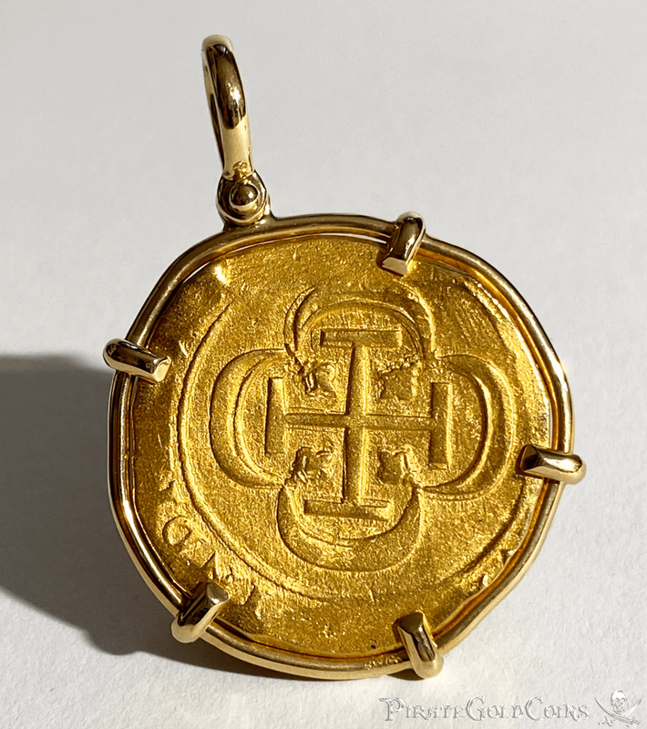 Mexico 8 Escudos 1715 Dated! "1715 Fleet Shipwreck" Pendant 3