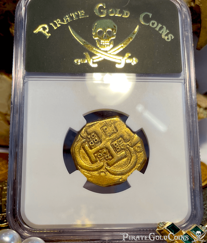 Spain 4 Escudos 1630-47 "Brute Style" NGC 40 2