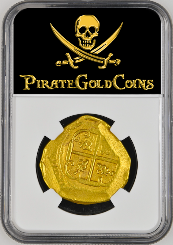 Mexico 8 Escudos 1714 (1712) "1715 Fleet Shipwreck" NGC XF 16
