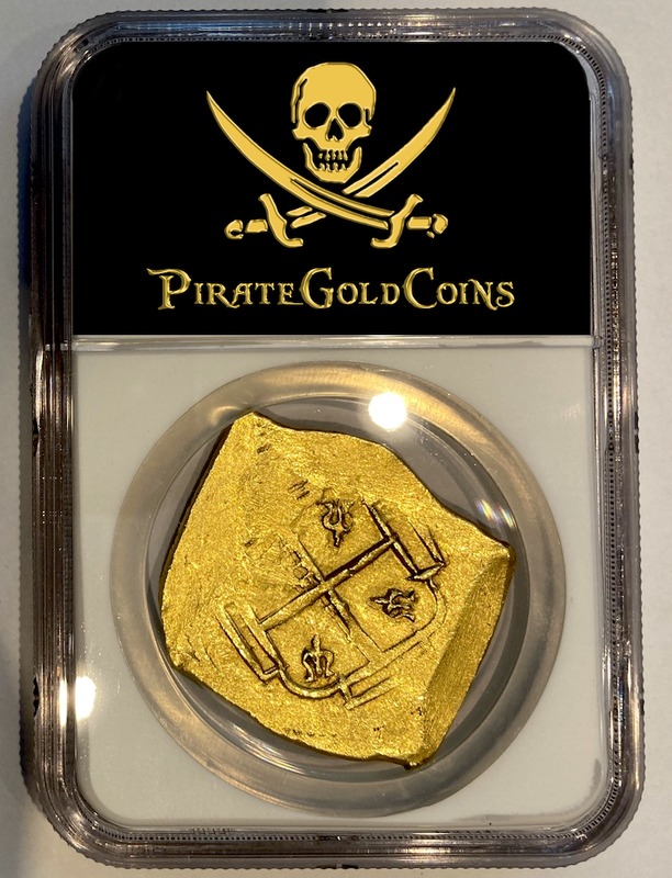 Mexico 8 Escudos 1702-10 "1715 Fleet Shipwreck" NGC UNC 4