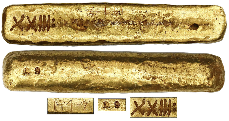 "Church Bar" or "Contraband Bar" from Atocha 1622 Shipwreck 6