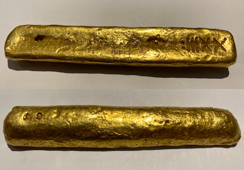 "Church Bar" or "Contraband Bar" from Atocha 1622 Shipwreck 14