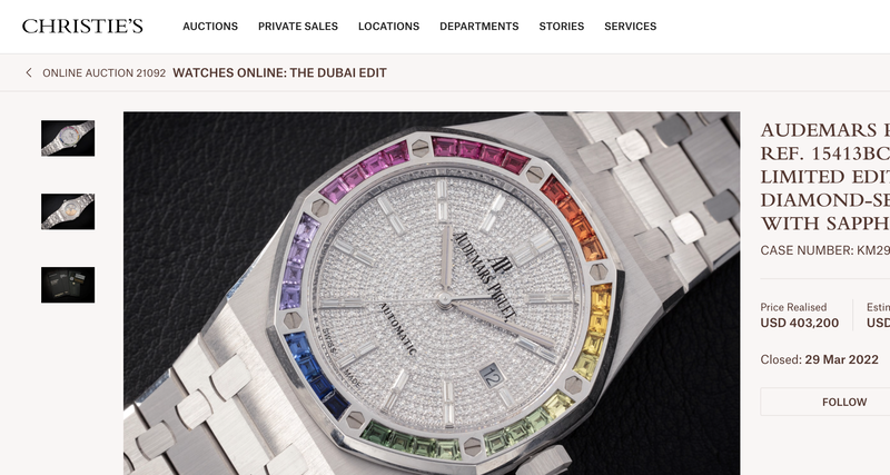 Only 10 Known! Audemars Piguet Royal Oak Rainbow 2